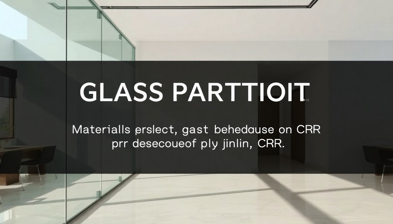 Glass Partition Cost Breakdown: Material, Labor & Hidden Charges in Delhi NCR