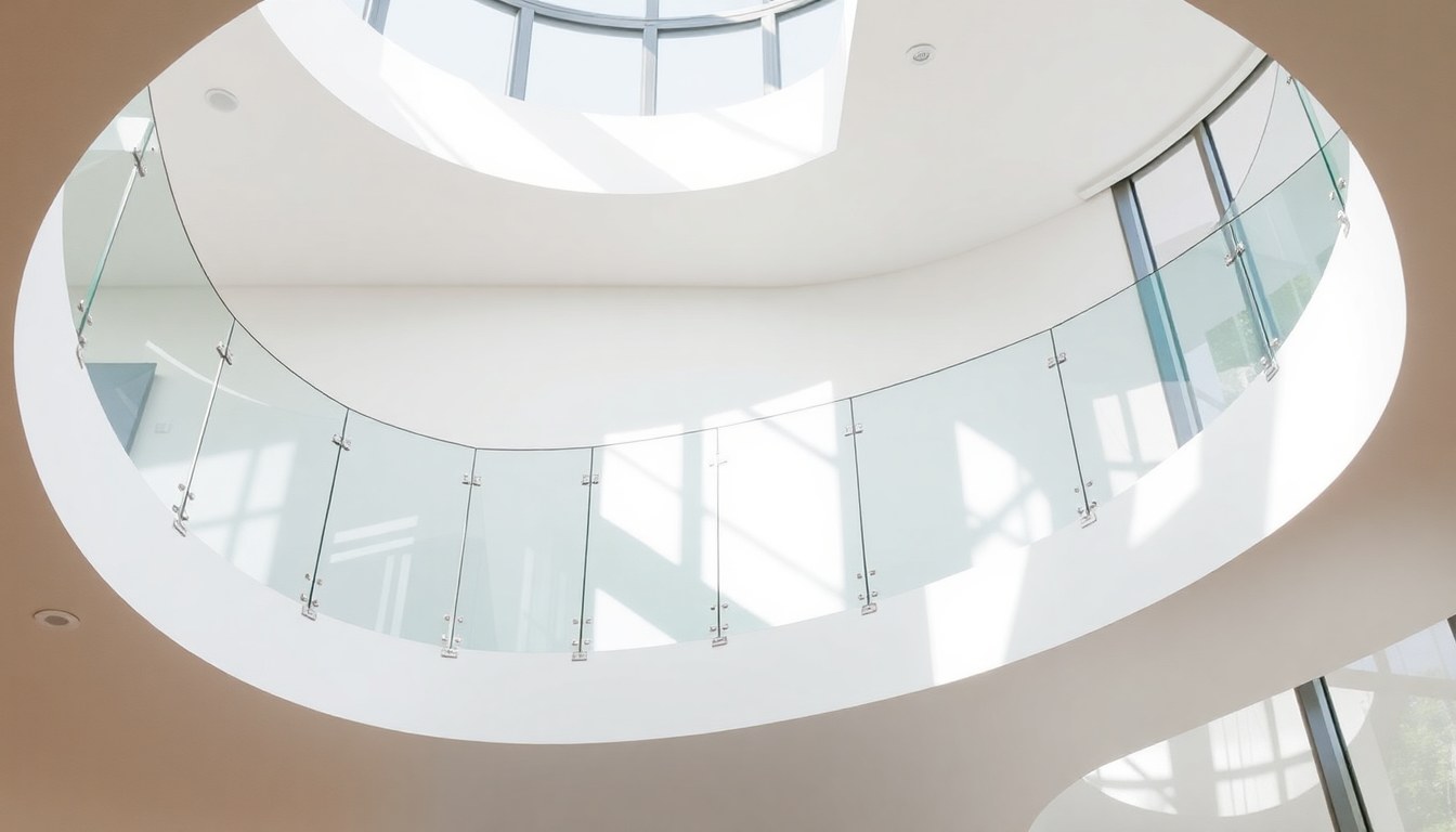 Glass Railing Installation on Spiral Staircases: Engineering & Safety