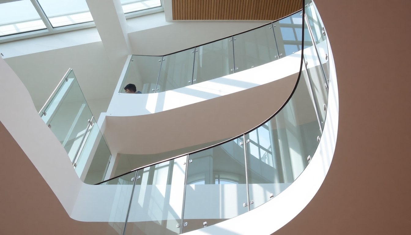 Glass Railing Installation on Spiral Staircases: Design & Safety Tips