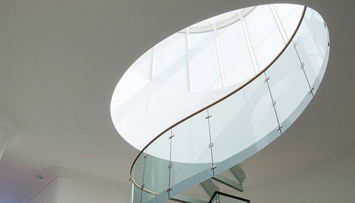 Glass Railing Installation for Spiral Staircases: Safety & Design Guide
