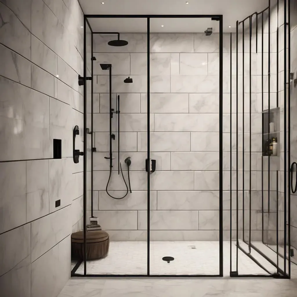 Frameless shower cubicle, Bengaluru