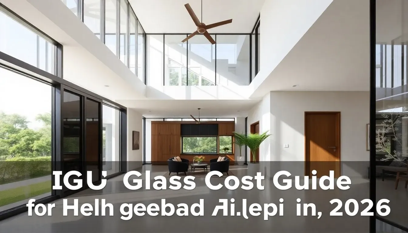 IGU Glass Cost Guide for Hyderabad Homes in 2026