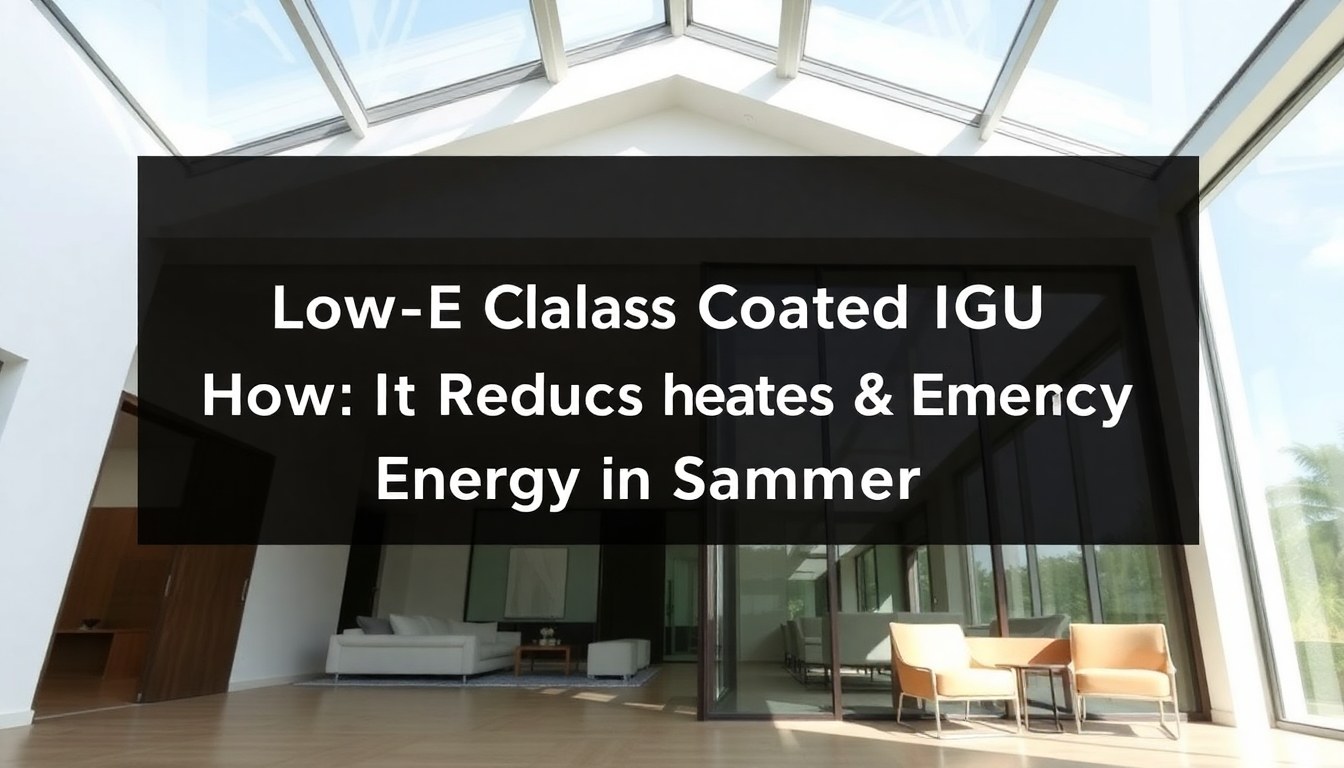 Low-E Glass Coated IGU: How It Reduces Heat & Saves Energy in Bangalore Summer