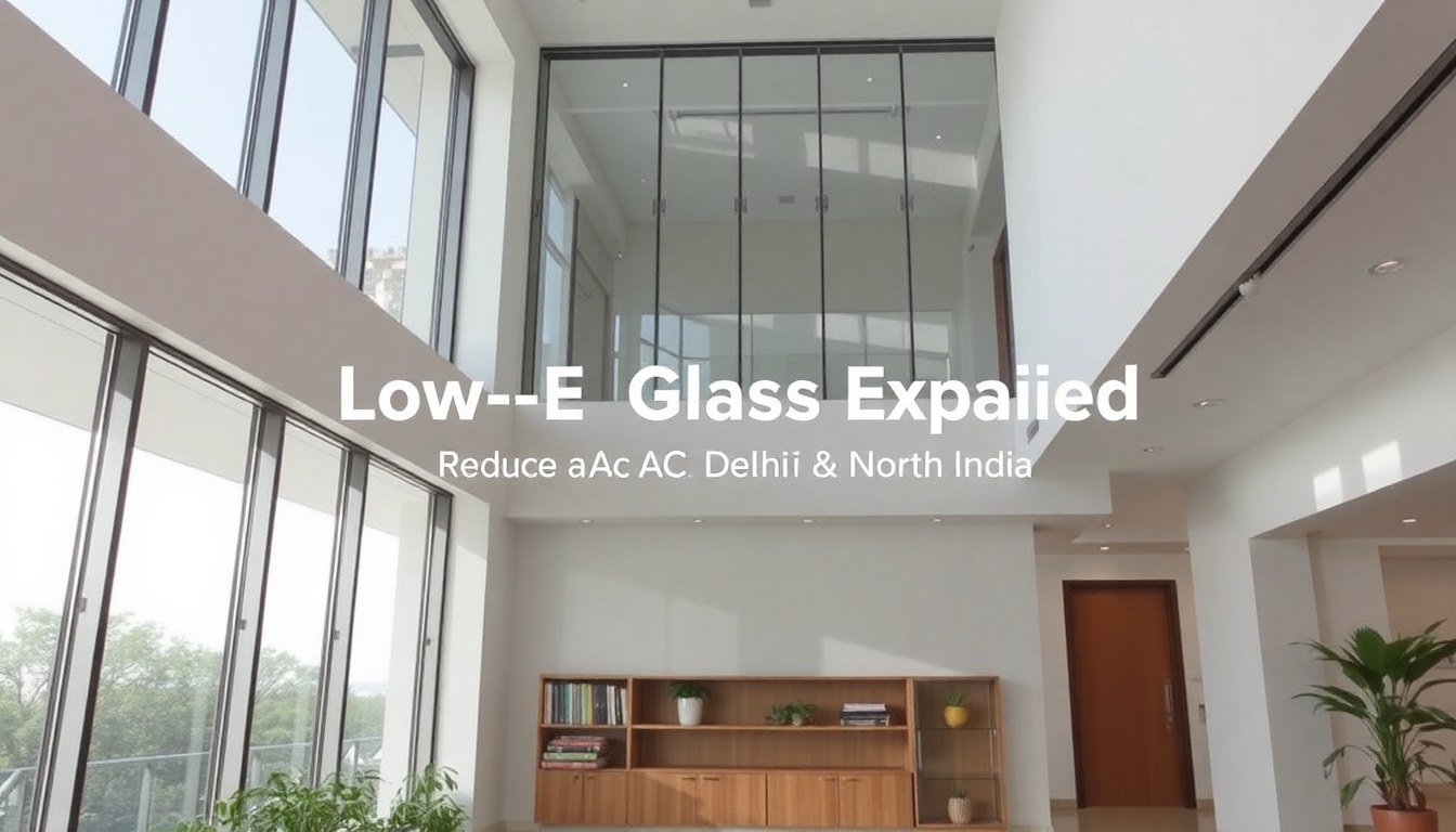 Low-E Glass Coating Explained: Reduce AC Costs in Delhi & North India