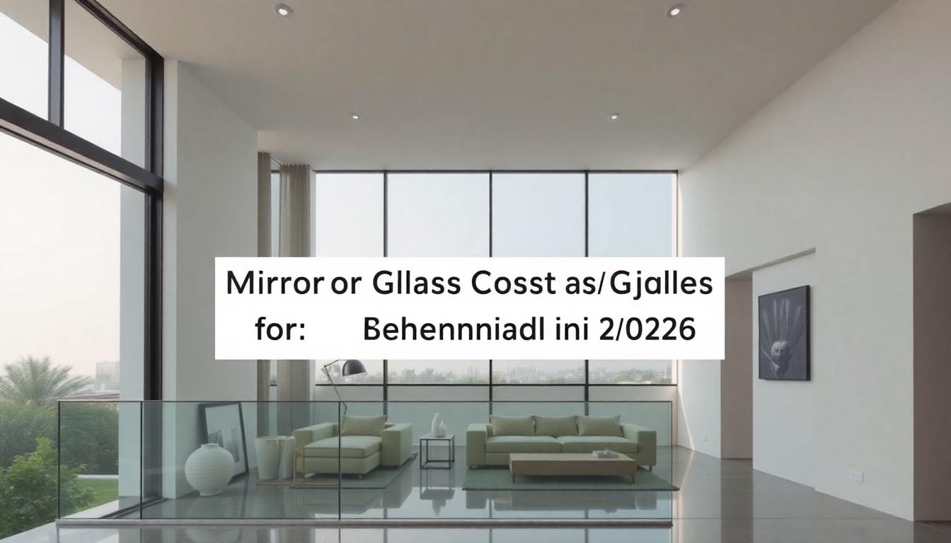 Mirror Glass Cost Guide for Chennai Homes in 2026