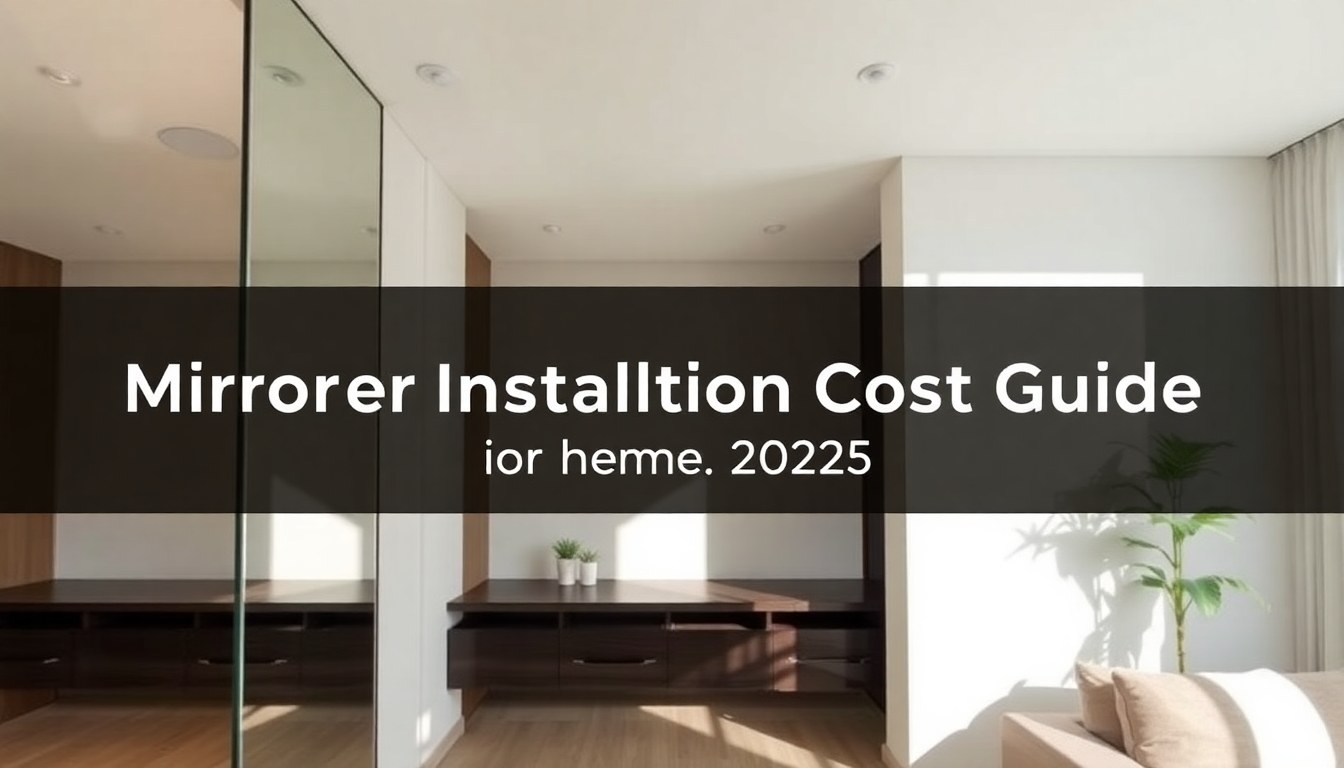 Mirror Installation Cost Guide for Chennai Homes in 2026