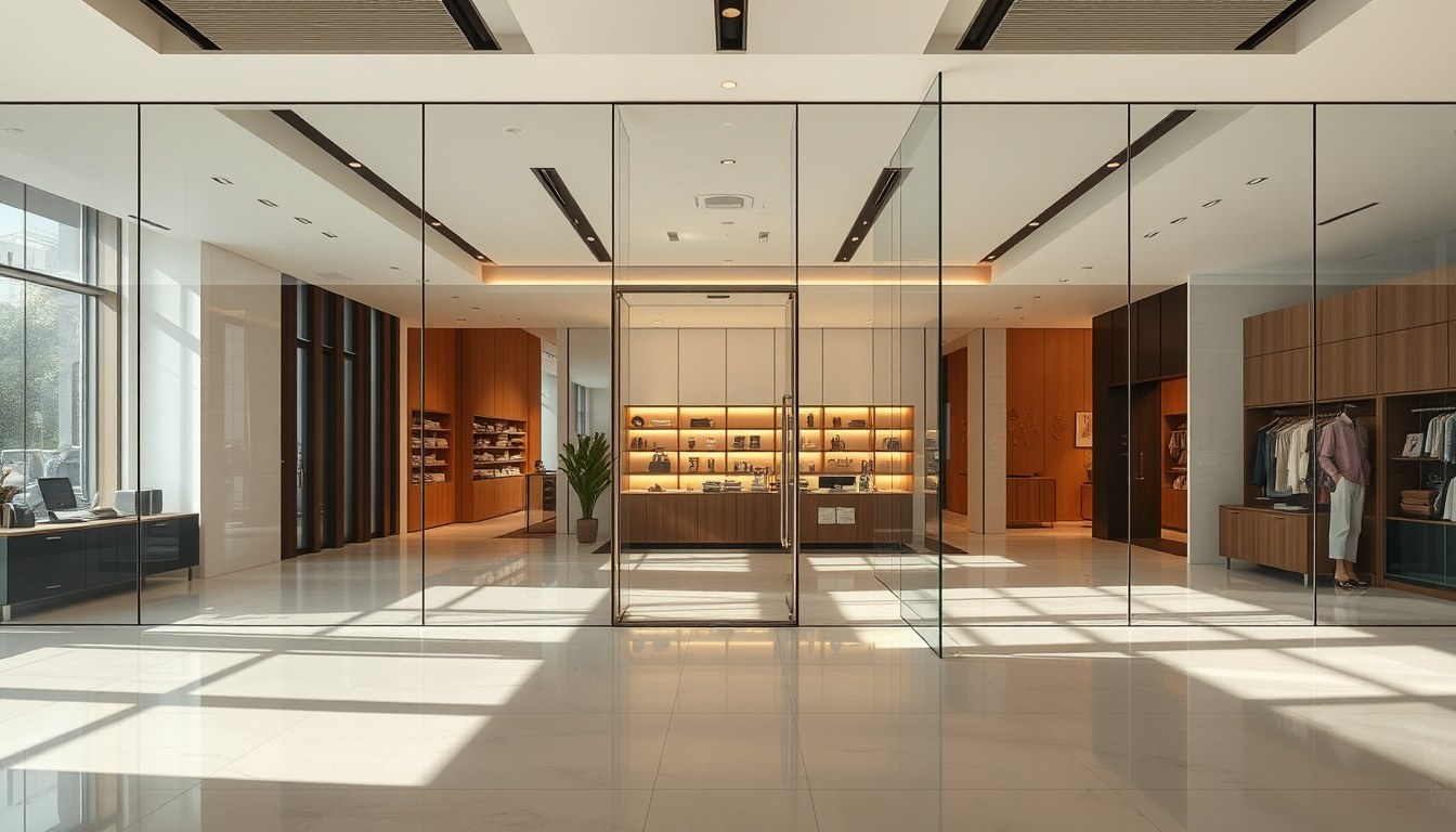 Mirrored Glass Partitions for Retail Shopfronts: Design & Retail Psychology