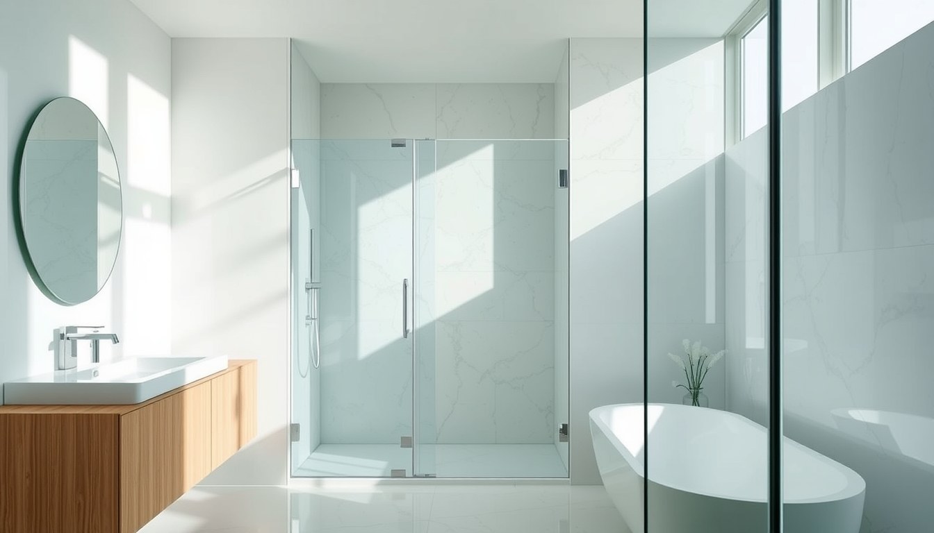 Mirrored Glass Shower Enclosures: Illusion of Space & Modern Design Tips