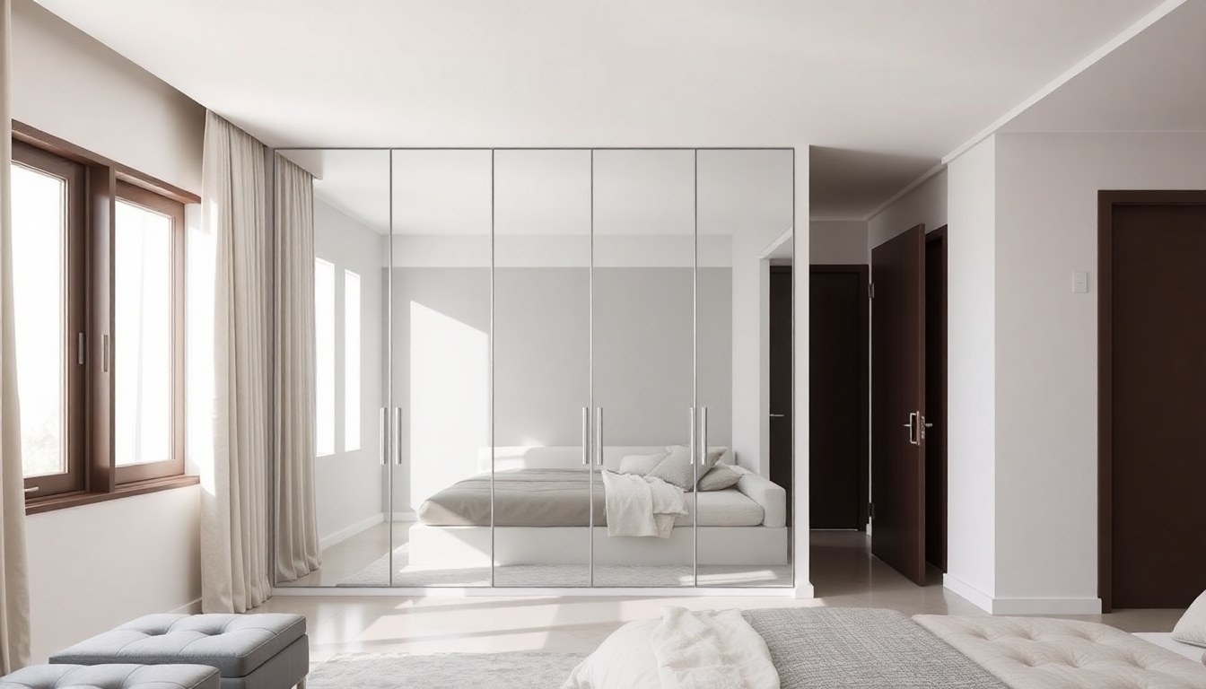 Mirrored Glass Wardrobe Doors: Installation Challenges & Solutions