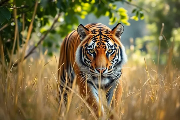 Bengal Tiger in the Grass