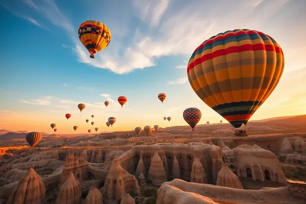 Hot Air Balloons at Sunrise