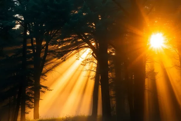 Sunrise Through the Canopy