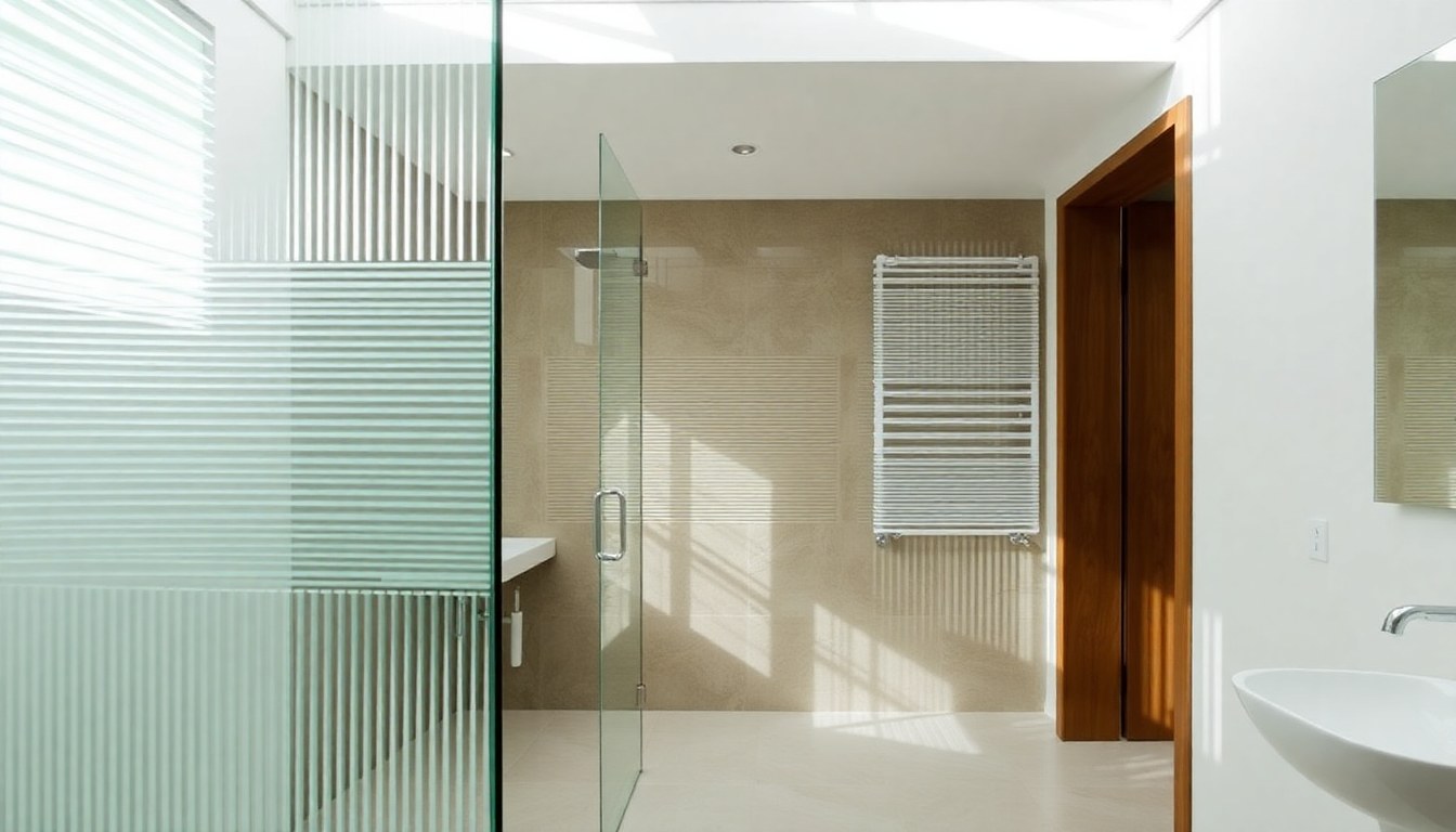 Reeded & Fluted Glass for Bathroom Doors: Aesthetic Privacy Options