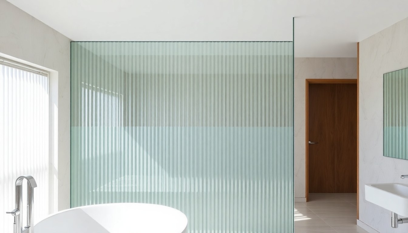 Reeded & Fluted Glass: Aesthetic Privacy Solutions for Bathrooms