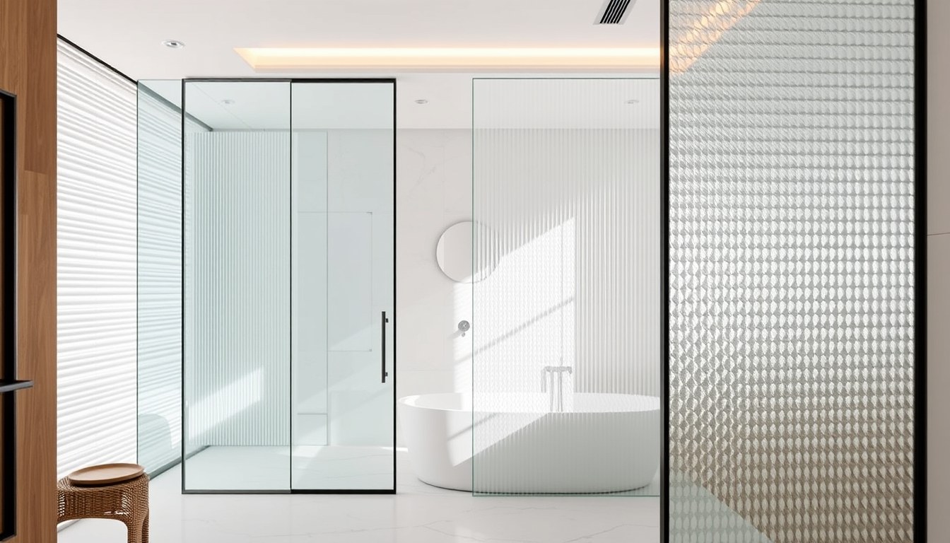 Reeded & Fluted Glass for Bathroom Partitions: Texture, Privacy & Durability