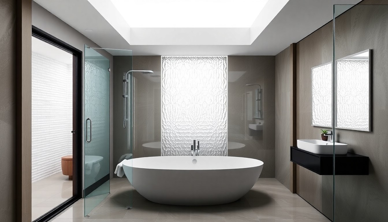 Reeded & Fluted Glass: Textured Privacy Solutions for Bathrooms & Bedrooms