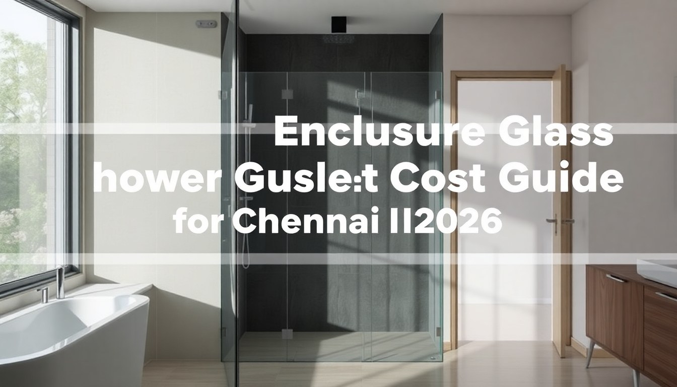 Shower Enclosure Glass Cost Guide for Chennai Homes in 2026
