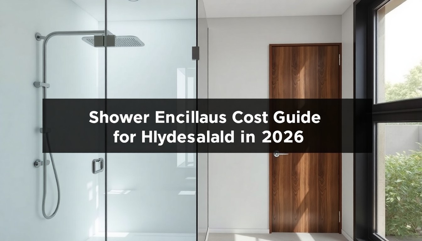 Shower Enclosure Glass Cost Guide for Hyderabad Homes in 2026
