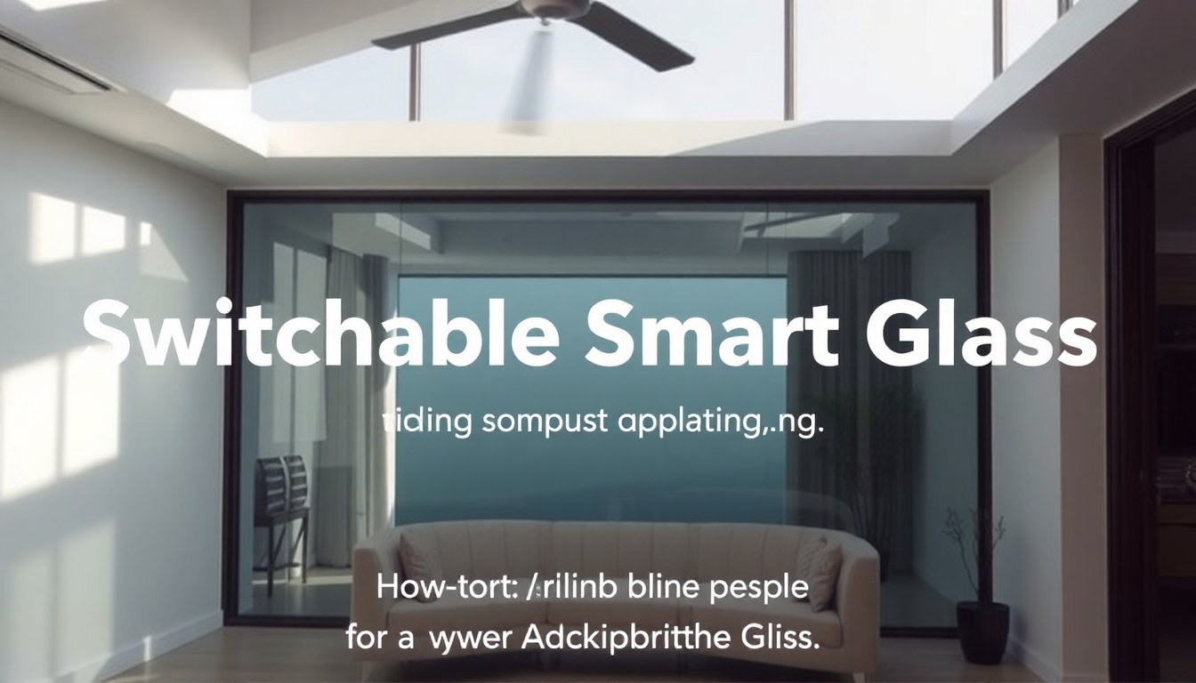 Switchable Smart Glass for Home Privacy: How It Works & Installation Guide