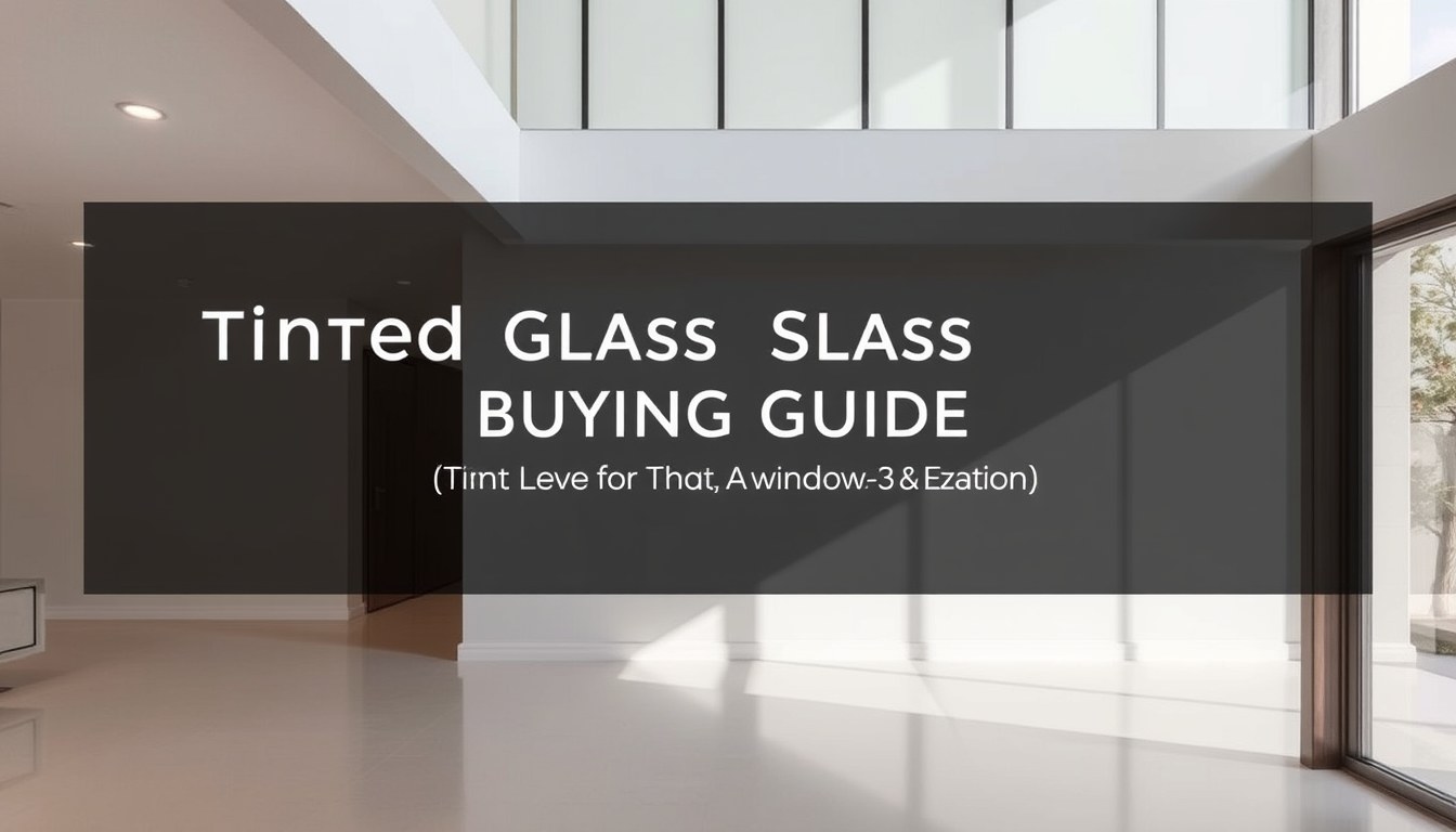 Tinted Glass Buying Guide: Choosing the Right Tint Level for Windows & Doors
