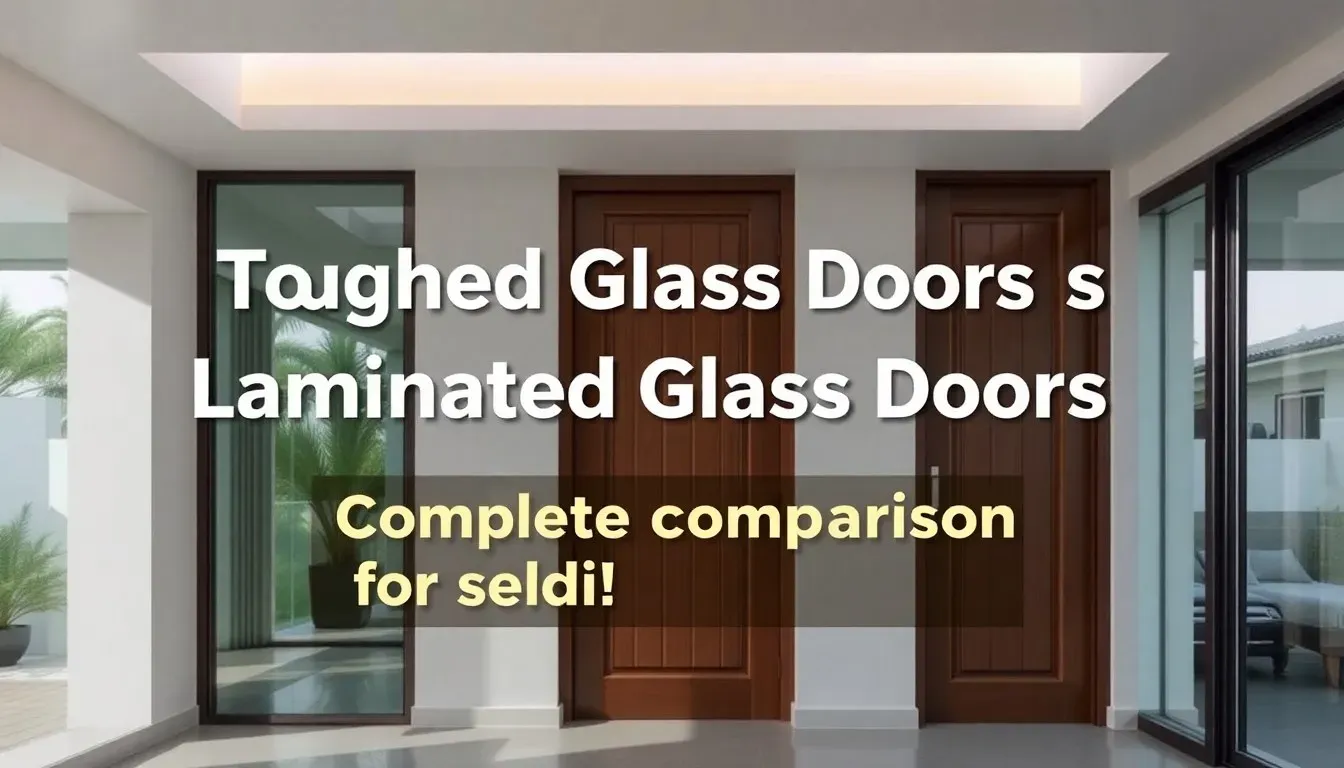 Toughened Glass Doors vs Laminated Glass Doors: Complete Comparison for Indian Homes