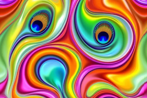 AI Organic Flow - Bold — customer-designed Bathroom glass pattern