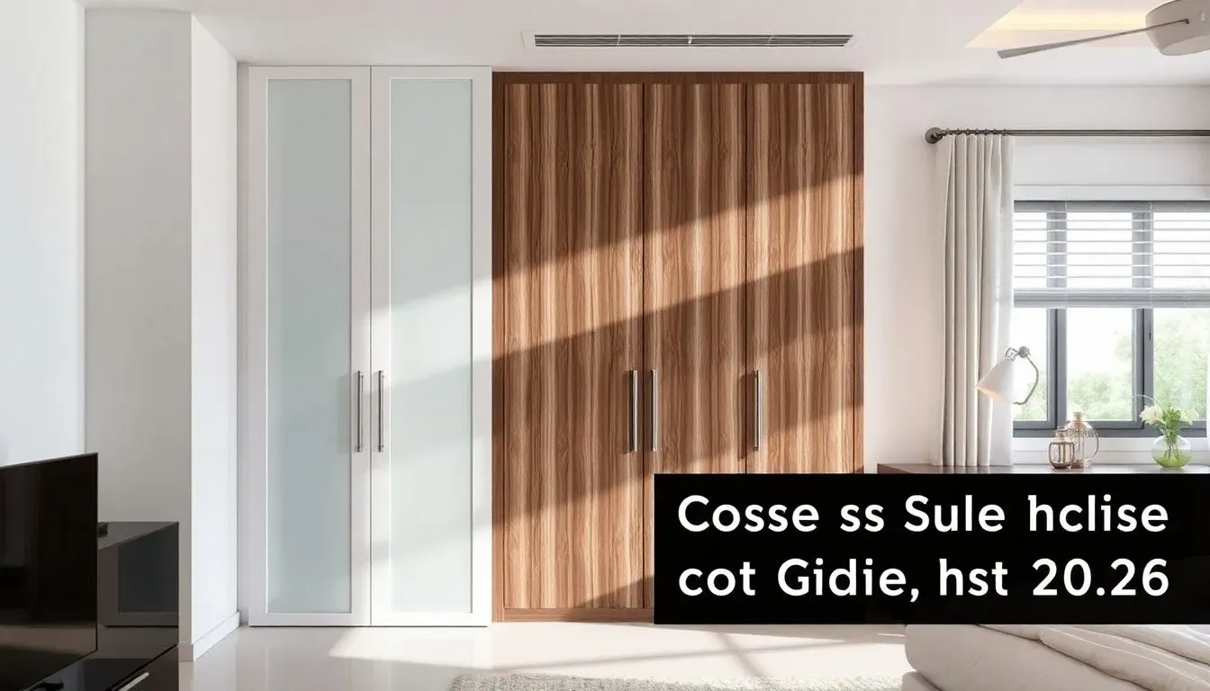 Wardrobe Glass Shutter Cost Guide for Delhi Homes in 2026
